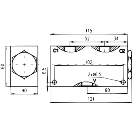 ZAWÓR DZIELNIK STRUMIENIA 3/8'' 4 - 12 L 50% / 50%
